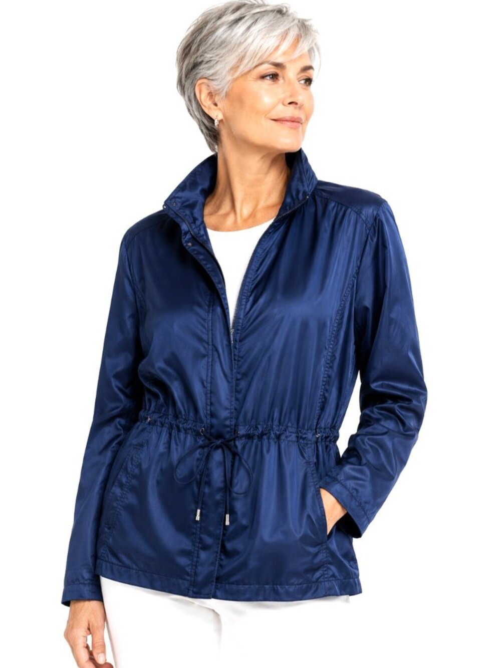 St. John Sport Blue Anorak Jacket